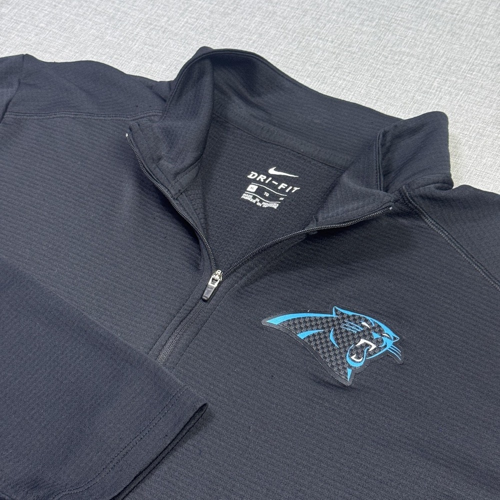 Nike Carolina Panthers Jacket Mens XL Gray NFL Football Dri-FIT Team Apparel